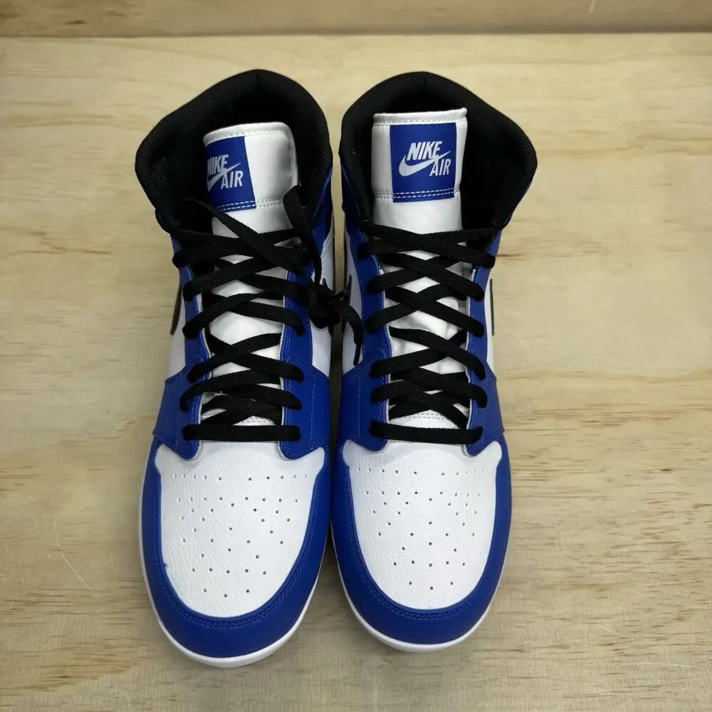NEW Nike Air Jordan 1 Retro MCS Baseball Cleats Game Royal Mens Sz 13 AV5354-411